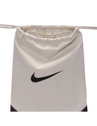 Worek na buty nike brasilia jasnoszaro-czarny ib4409 072