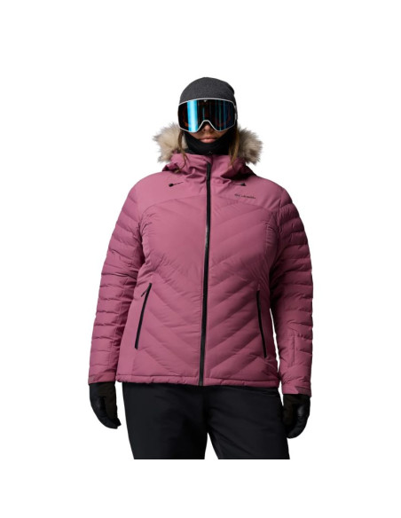 Columbia bird mountain iii insulated jacket 2085641552 różowe l