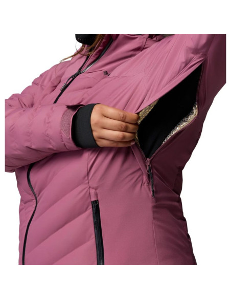 Columbia bird mountain iii insulated jacket 2085641552 różowe l