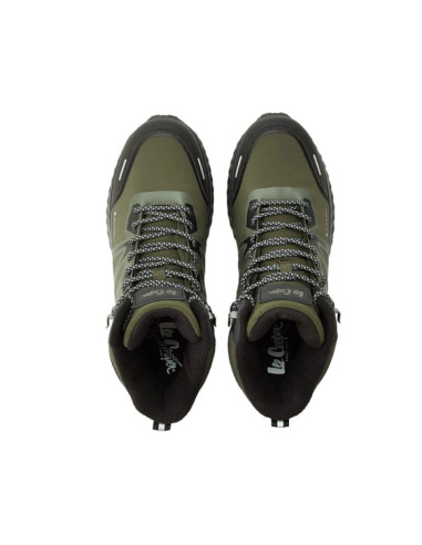 Lee cooper buty męskie zimowe trekkingowe ocieplane wodoodporne zielone