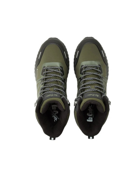 Lee cooper buty męskie zimowe trekkingowe ocieplane wodoodporne zielone