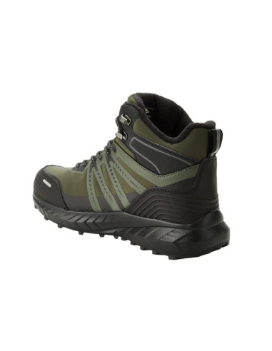 Lee cooper buty męskie zimowe trekkingowe ocieplane wodoodporne zielone