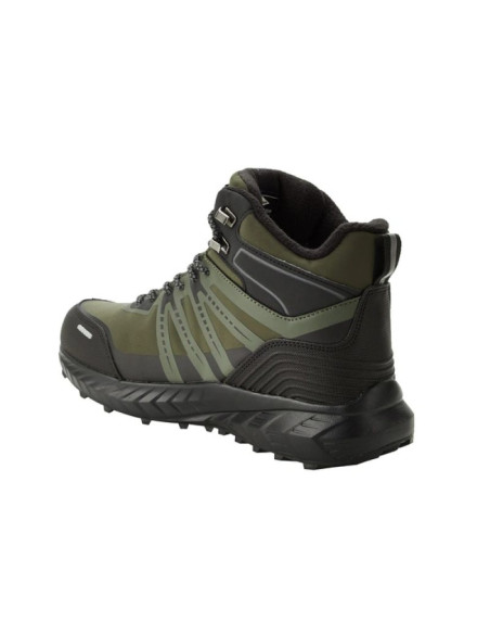 Lee cooper buty męskie zimowe trekkingowe ocieplane wodoodporne zielone