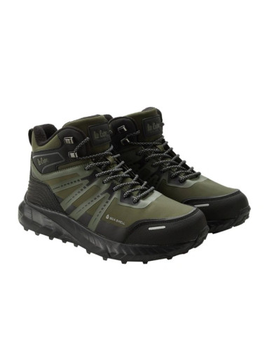 Lee cooper buty męskie zimowe trekkingowe ocieplane wodoodporne zielone