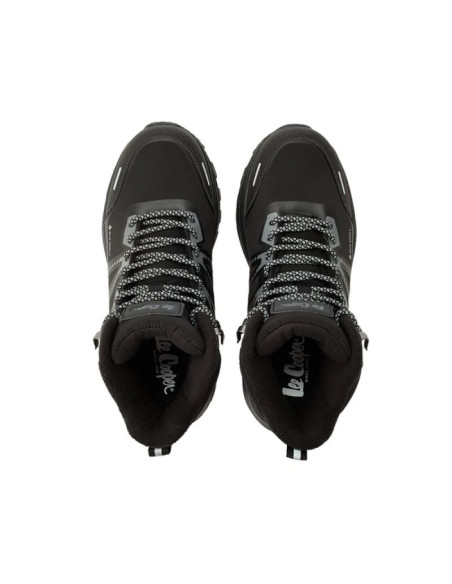 Lee cooper buty męskie zimowe trekkingowe ocieplane wodoodporne czarne