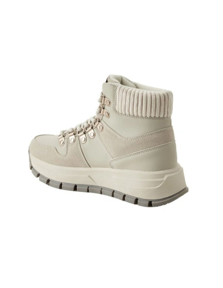 Lee cooper buty zimowe sportowe damskie jasnoszare botki ocieplane