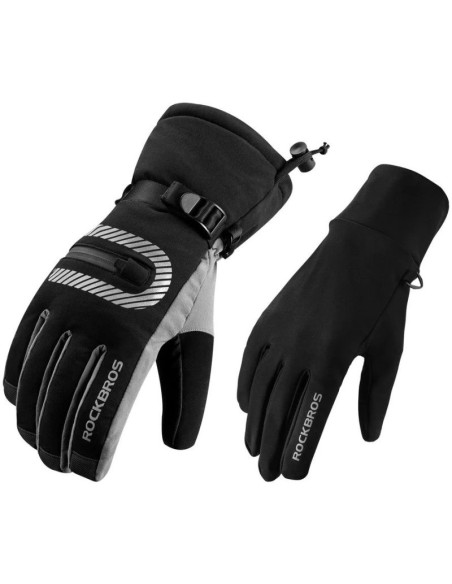 Rockbros rękawiczki sportowe s171-bgr 2w1 m