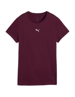 Koszulka damska puma ess centered cat logo tee burgundowa 692916 24 2