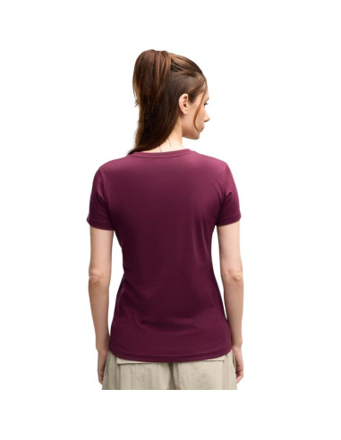 Koszulka damska puma ess centered cat logo tee burgundowa 692916 24