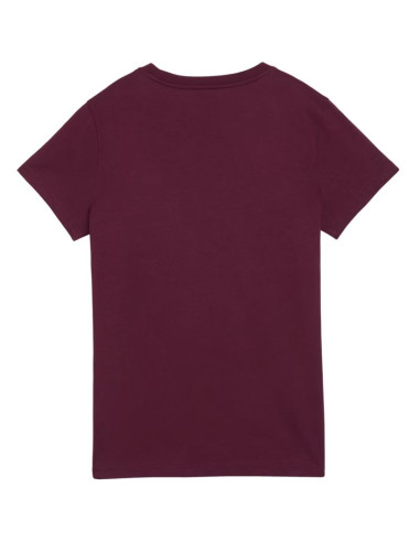 Koszulka damska puma ess small no.1 logo tee(s) burgundowa 682373 24