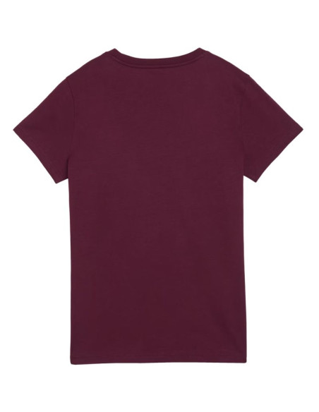 Koszulka damska puma ess small no.1 logo tee(s) burgundowa 682373 24