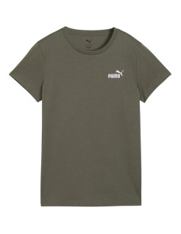 Koszulka damska puma ess small no.1 logo tee(s) khaki 682373 69 2