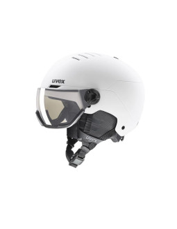 Kask narciarski uvex wanted visor pro v white matt