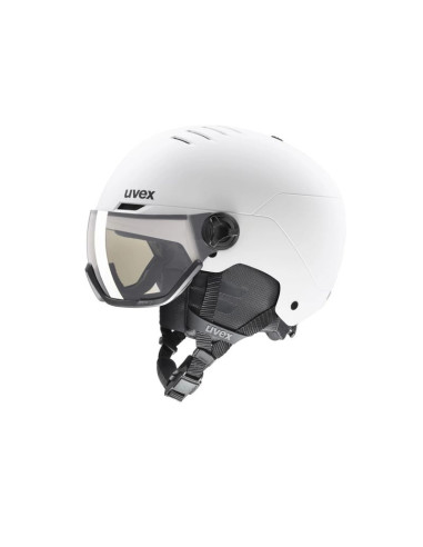Kask narciarski uvex wanted visor pro v white matt