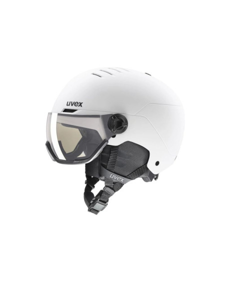 Kask narciarski uvex wanted visor pro v white matt