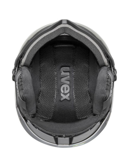 Kask narciarski uvex wanted visor pro v black matt
