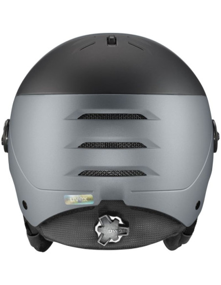 Kask narciarski uvex wanted visor pro v black matt