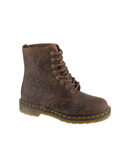 Dr. martens 1460 pascal emboss floral 8 eye boot dm43276200 brązowe 36
