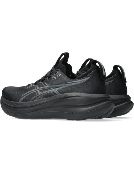 Buty do biegania męskie asics gel-nimbus 28 niskie przed kostkę czarne (1011c127-001)