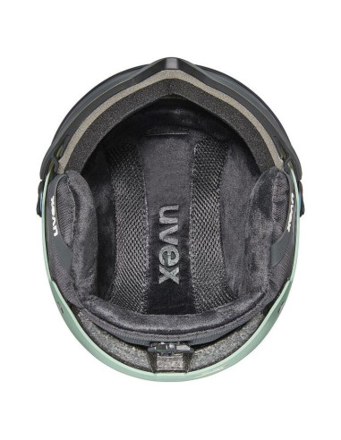 Kask narciarski uvex wanted visor 58-61cm l zielony