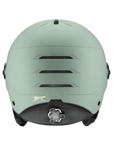Kask narciarski uvex wanted visor 58-61cm l zielony