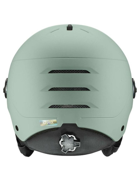 Kask narciarski uvex wanted visor 58-61cm l zielony