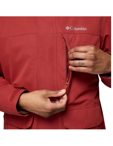 Columbia landroamer fleece lined jacket 2174421632 czerwone l