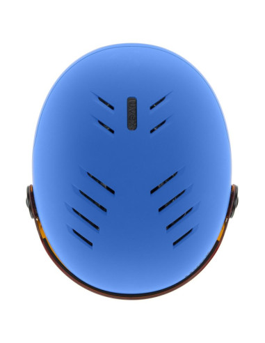 Kask narciarski dziecięcy uvex rocket jr. visor blue matt