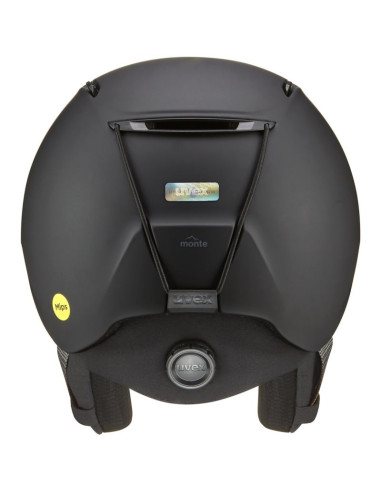 Kask narciarski uvex monte lt mips 56-59cm black matt