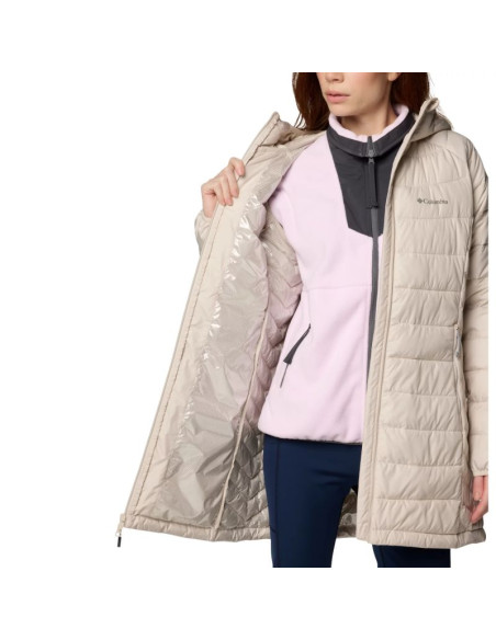 Columbia powder lite ii mid jacket 2089371278 beżowe l