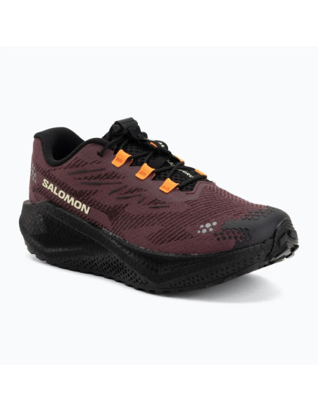 Buty do biegania damskie salomon aero blaze 4 grvl w niskie przed kostkę bordowe (l45472700)