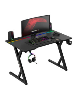 Biurko gamingowe huzaro hero 2.4 rgb black 2