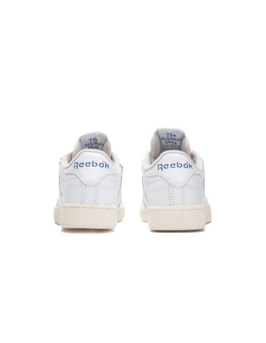 Buty sportowe męskie reebok club c 85 vintage cloud white chalk sneakersy skórzane białe (100007875)