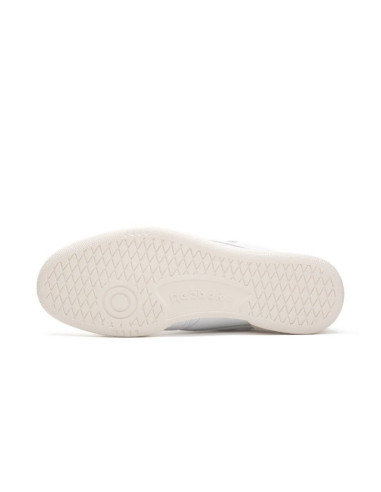 Buty sportowe męskie reebok club c 85 vintage cloud white chalk sneakersy skórzane białe (100007875)