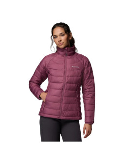 Columbia powder lite ii full zip jacket 2089451551 różowe l