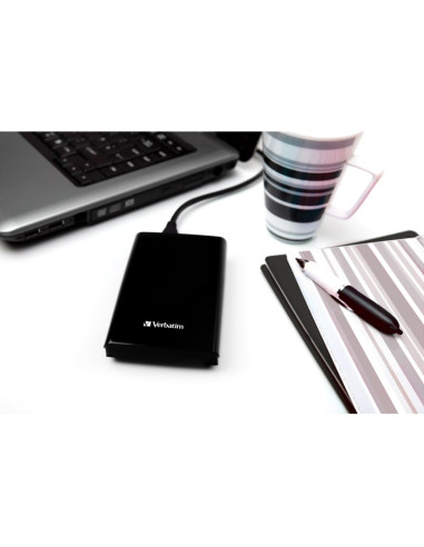 Dysk zewnętrzny slim ssd usb-c 265gb czarny/usb 3.2/usb-c gen1