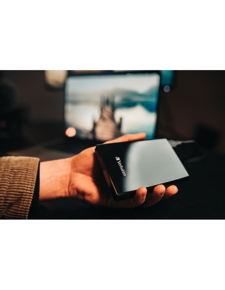 Dysk zewnętrzny slim ssd usb-c 265gb czarny/usb 3.2/usb-c gen1