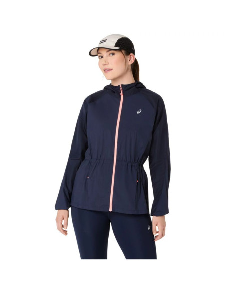 Asics road packable jacket 2012d076-400 granatowe l