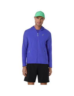 Asics road packable jacket 2011d084-403 niebieskie l