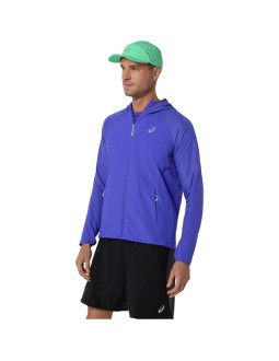 Asics road packable jacket 2011d084-403 niebieskie l 2