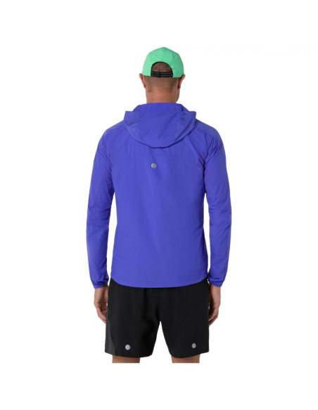 Asics road packable jacket 2011d084-403 niebieskie l