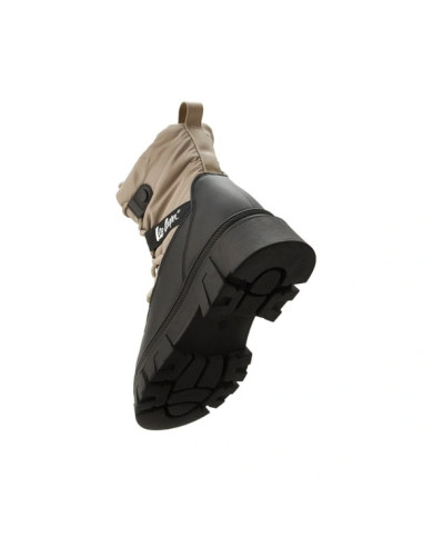 Lee cooper buty zimowe damskie beżowe ocieplane botki na zamek