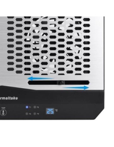 Podkładka chłodząca pod laptop thermaltake massive tm cl-n002-pl12bl-a (17.x cala  2 wentylatory  hub)