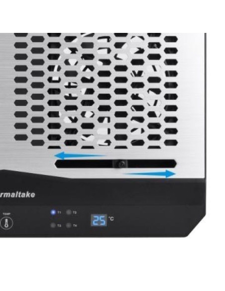 Podkładka chłodząca pod laptop thermaltake massive tm cl-n002-pl12bl-a (17.x cala  2 wentylatory  hub)