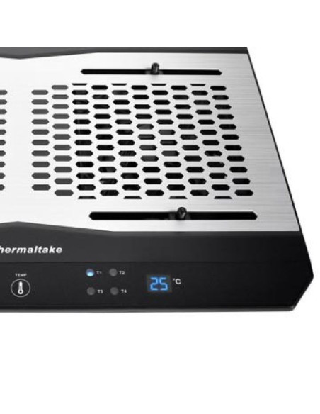 Podkładka chłodząca pod laptop thermaltake massive tm cl-n002-pl12bl-a (17.x cala  2 wentylatory  hub)