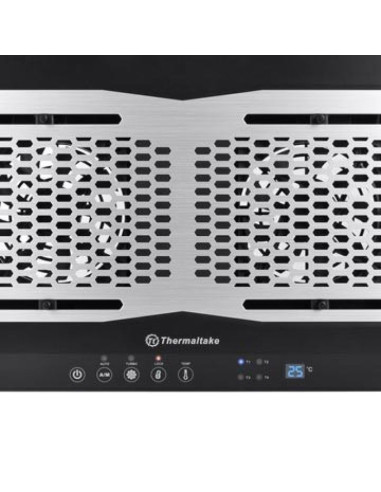 Podkładka chłodząca pod laptop thermaltake massive tm cl-n002-pl12bl-a (17.x cala  2 wentylatory  hub)