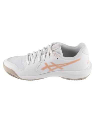 Asics gel-dedicate 9 clay 1042a314-100 białe 37