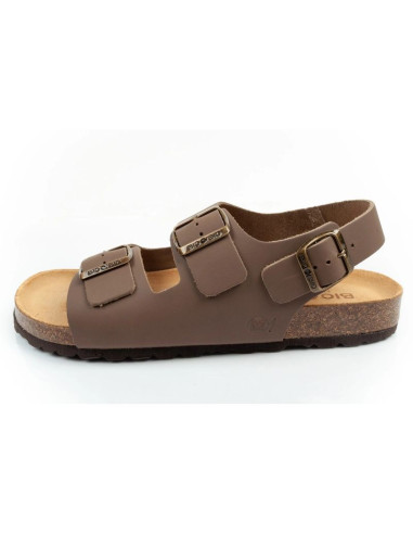 Bio bio buty sandały męskie profilowane skóra naturalna