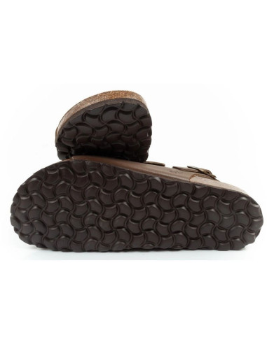 Bio bio buty sandały męskie profilowane skóra naturalna