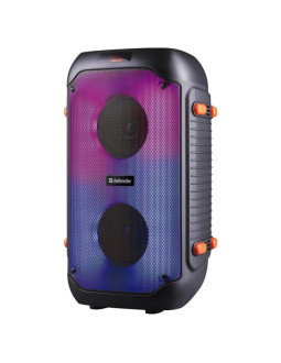 Głośnik defender boomer 25 bluetooth 25w mp3/fm/sd/usb/aux/tws/lcd/rgb/mic equalizer pilot mikrofon karaoke czarny